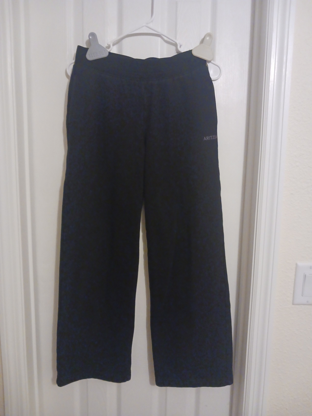Aritzia Cozy  Perfect Fit Ribbed Waistband Sweat Fleece Black Pants XS